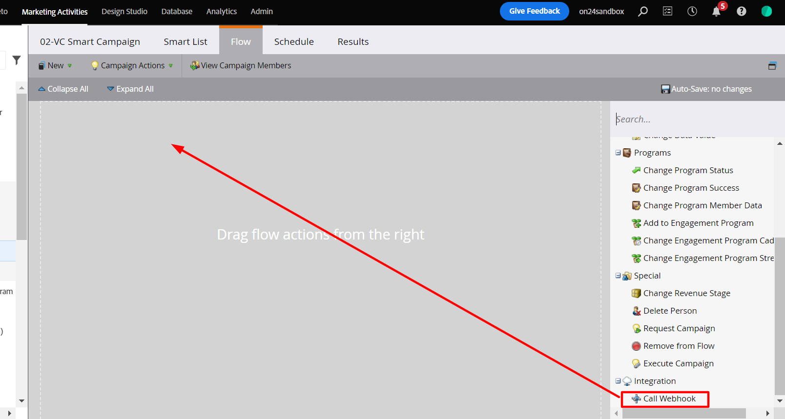 Drag Call Webhook