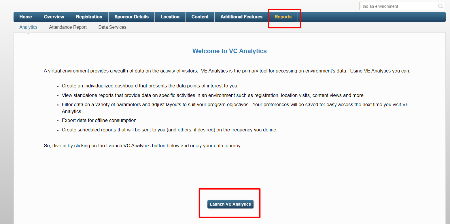 Launch VC Analytics