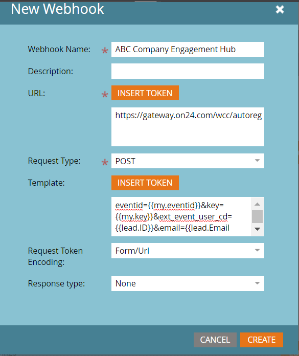 Marketo to ON24 Registration Engagement Hub ON24