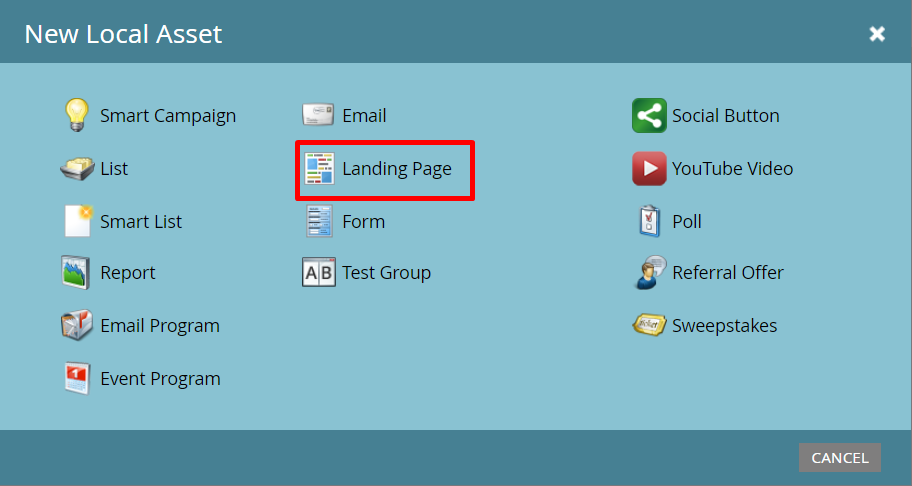 Landing Page Icon