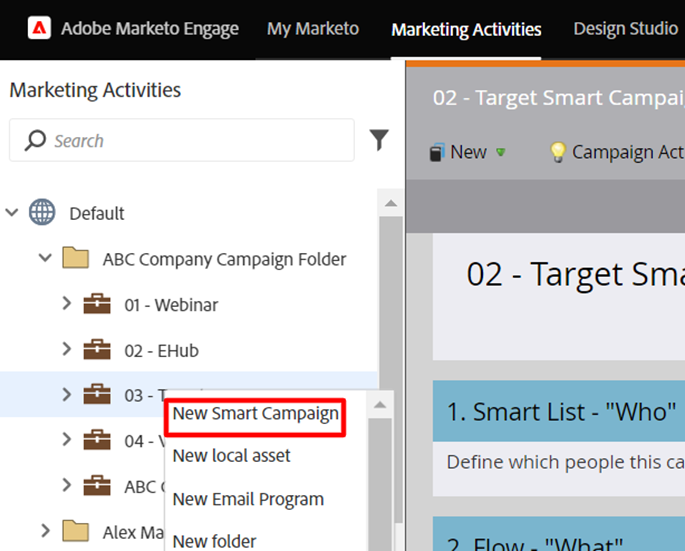 New Smart Campaign