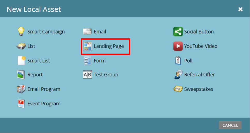 Landing Page Icon