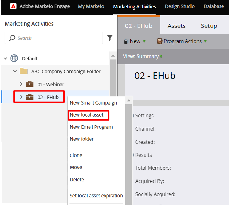 Marketo to ON24 Registration Engagement Hub ON24