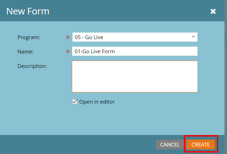 Create Button