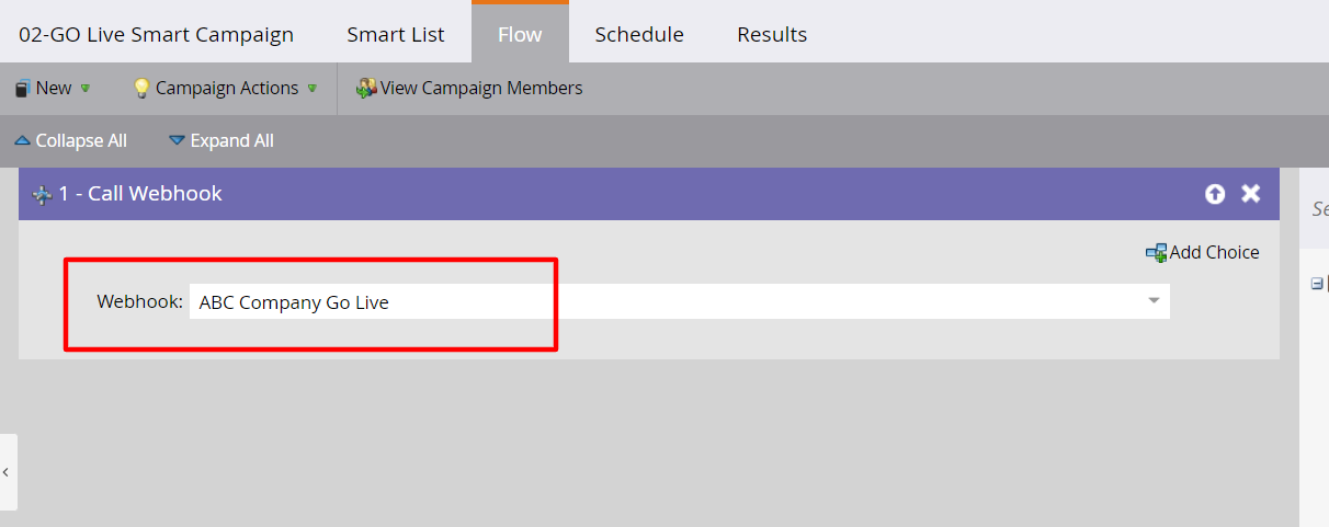 Search Webhook