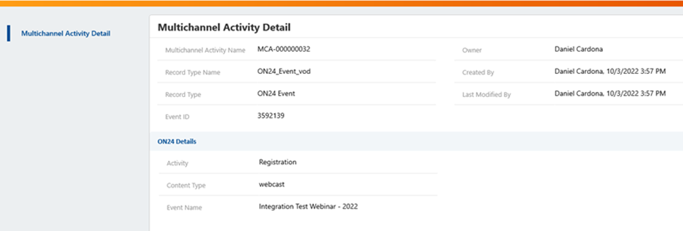 Multichannel Activity 1