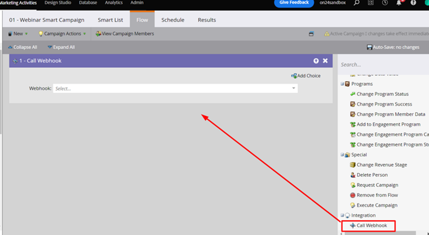 Call Webhook