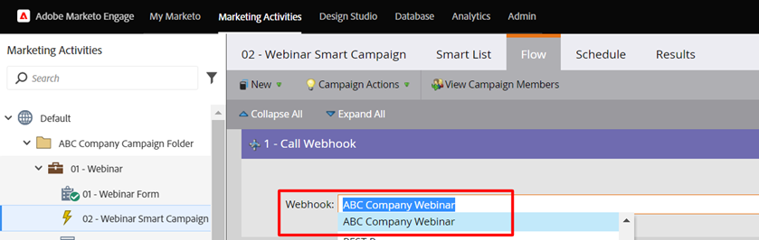 Select Webhook