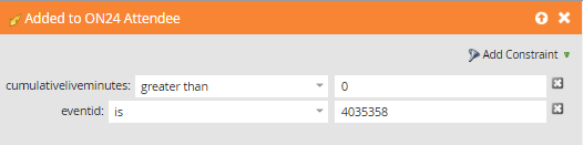 Added to ON24 Attendee