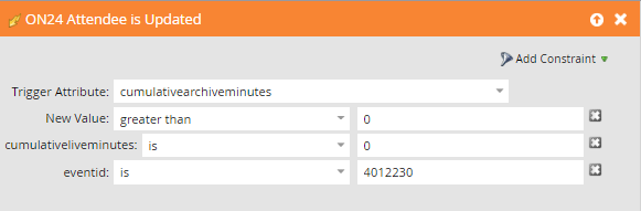ON24 Attendee is Updated