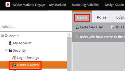 Users Tab
