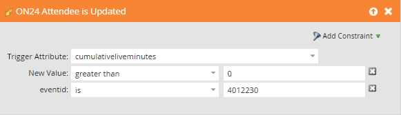 ON24 Attendee is Updated
