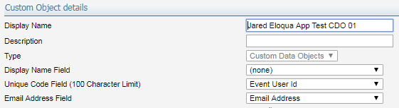 Custom Object Details
