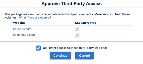 Approve Third-Party Access