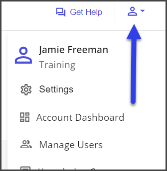 open account profile to find manage users.png