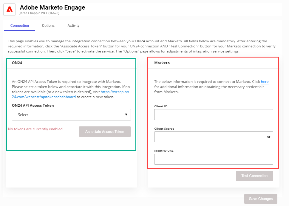 ON24 vs Marketo Sections