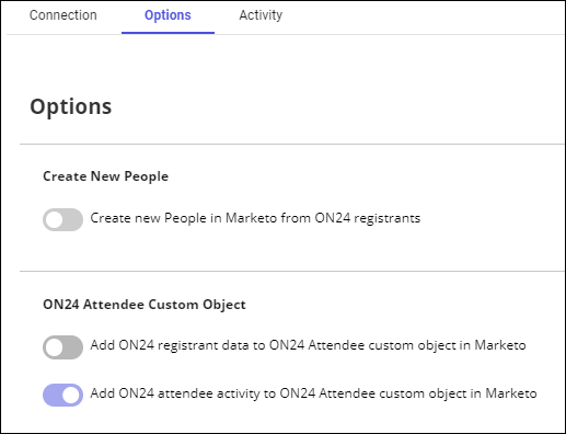 Configuration Settings