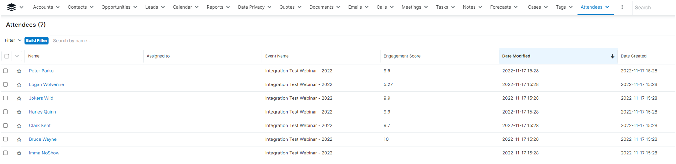 Custom Module for Webinar Activity