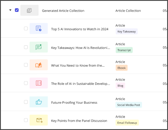 generated articles collection.png