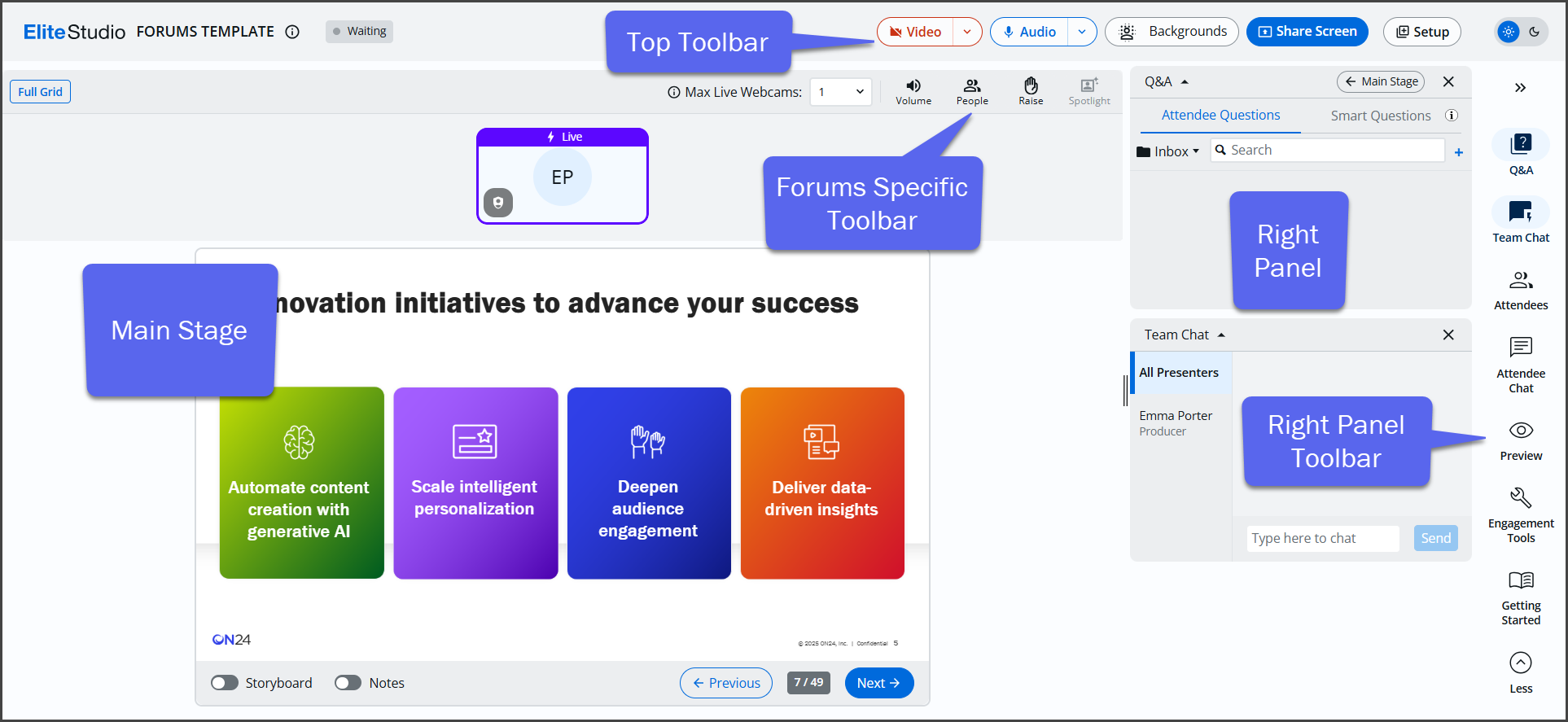 fourms elite studio interface.png