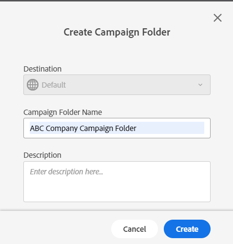 Campaign Folder Name