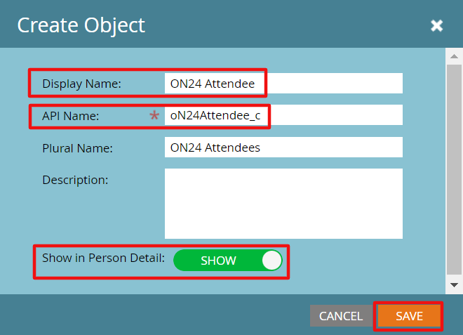 Create Object Fields