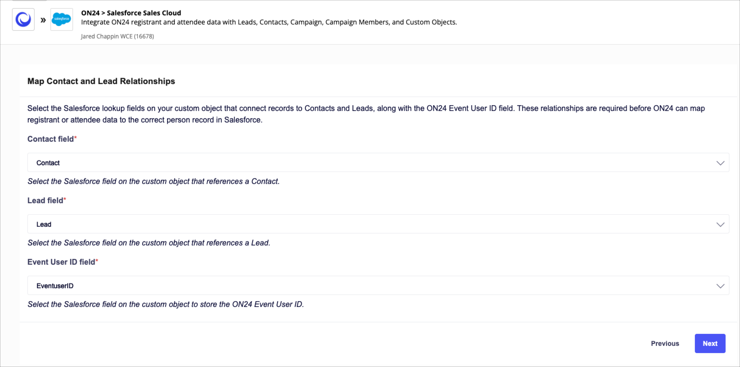 Select CO lookup relationship fields.png